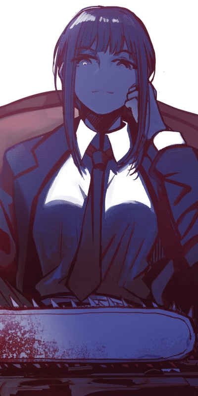 Anime Chainsaw Man, Makima (Chainsaw Man), 1080x2160
