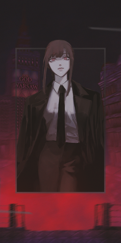 Anime Chainsaw Man, Makima (Chainsaw Man), 1080x2160