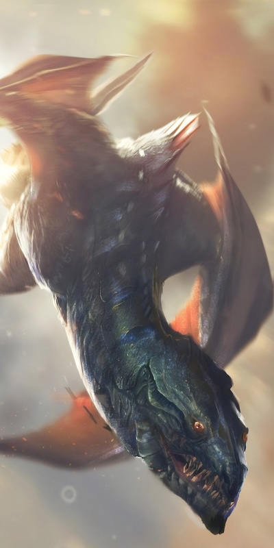 Fantasy Dragon, 1080x2160
