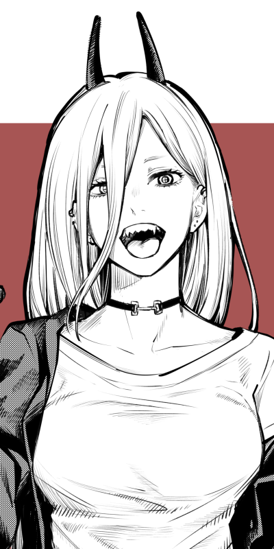 Anime Chainsaw Man, Power (Chainsaw Man), 1080x2160