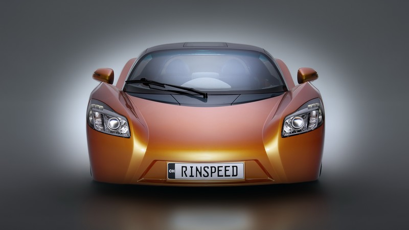 Rinspeed iChange, supercar, yellow