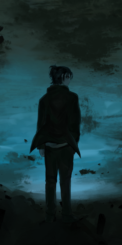 Anime Attack On Titan, Eren Yeager, 1080x2160