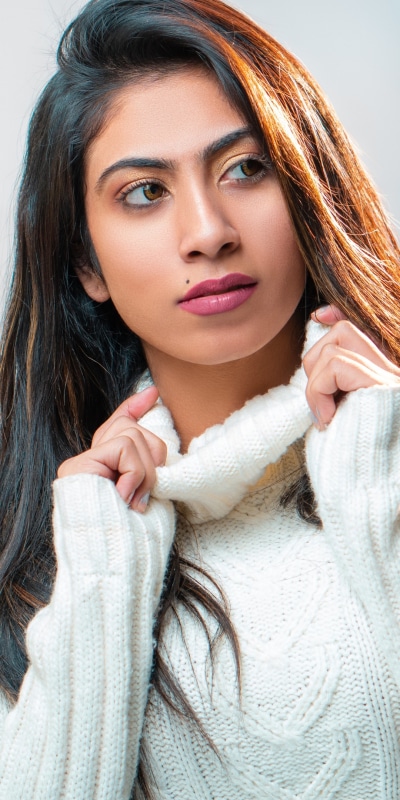 Women Model, Lipstick, Brunette, 1080x2160