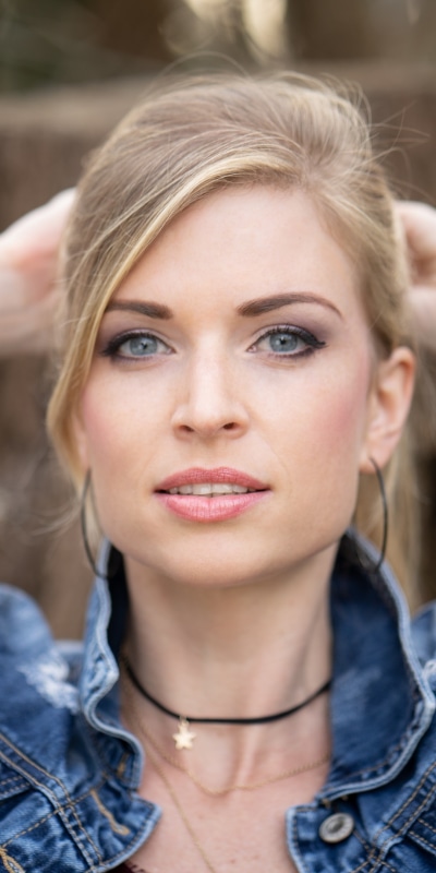 Women Model, Face, Blonde, Blue Eyes, 1080x2160