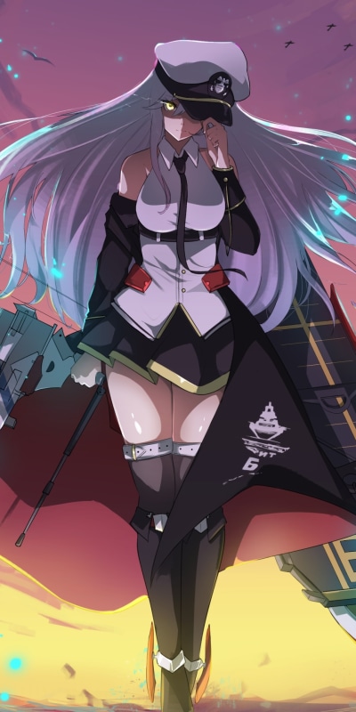 Anime Azur Lane, Enterprise (Azur Lane), 1080x2160