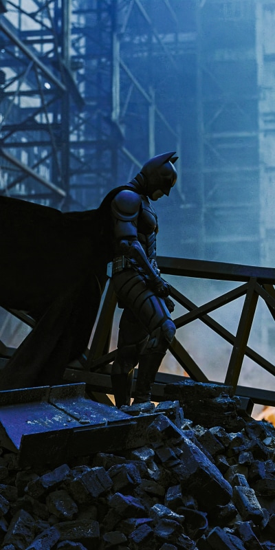 Movie The Dark Knight, Batman, Christian Bale, Bruce Wayne, 1080x2160