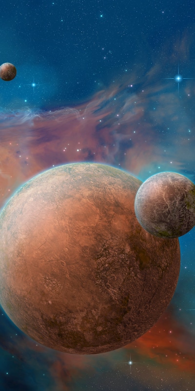 Sci Fi Planets, Planet, Nebula, Space, 1080x2160