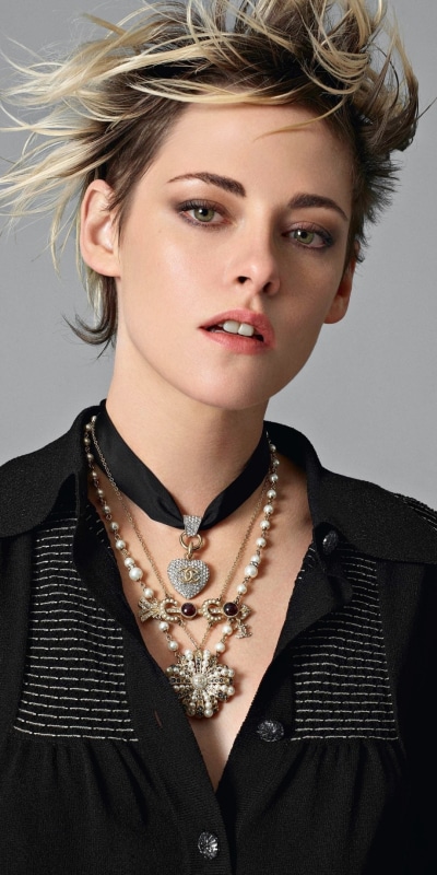 Celebrity Kristen Stewart, American, Necklace, Actress, Short Hair, 1080x2160