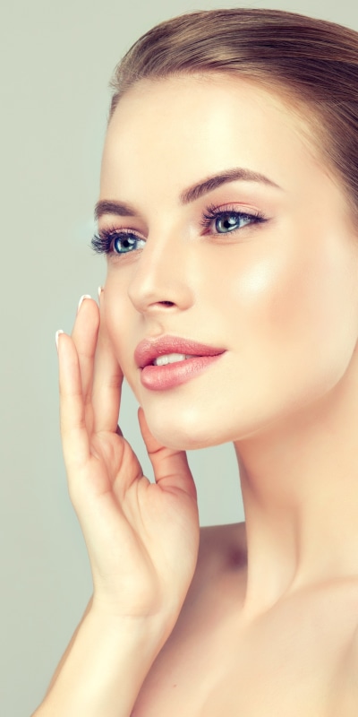 Women Model, Makeup, Blue Eyes, Hair, Face, Hand, 1080x2160