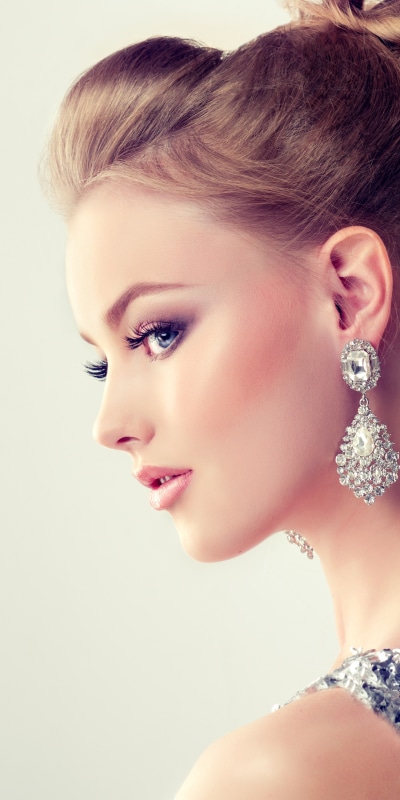 Women Model, Earrings, Face, Portrait, Profile, Makeup, 1080x2160