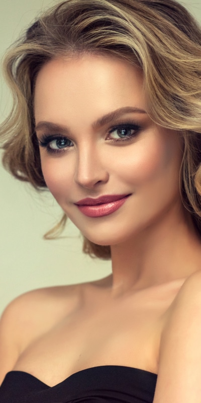 Women Model, Face, Smile, Portrait, Makeup, 1080x2160