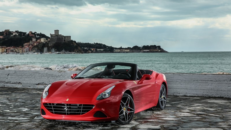 Ferrari California T HS, sport cars, red
