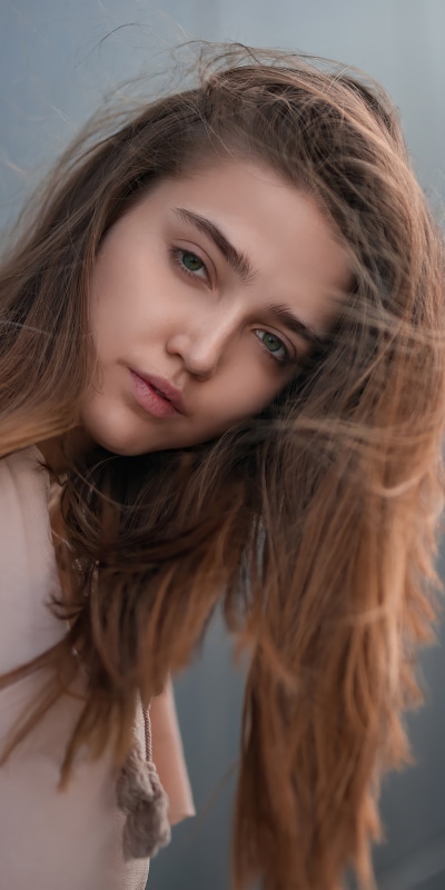 Women Model, Long Hair, Redhead, 1080x2160