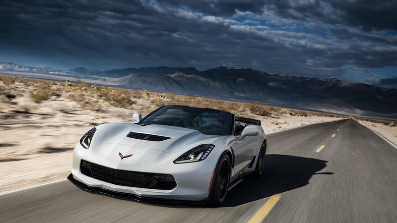 Chevrolet Corvette Z06 Convertible, Corvette, whie