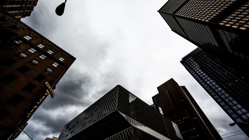 buildings, facade, bottom view, 4k