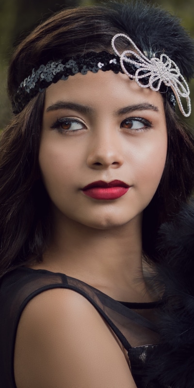 Women Model, Lipstick, Brunette, 1080x2160