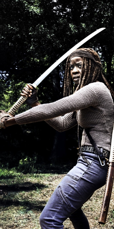 TV Show The Walking Dead, Danai Gurira, Michonne (The Walking Dead), 1080x2160