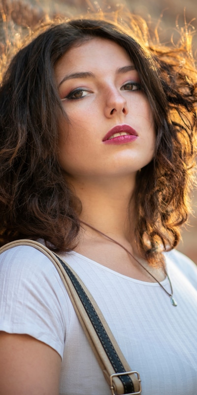 Women Model, Brunette, Lipstick, 1080x2160