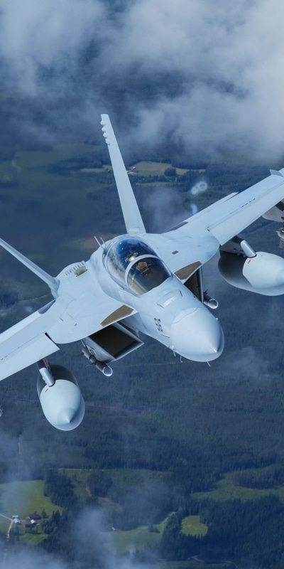 Military Boeing EA-18G Growler, Aircraft, Warplane, Jet Fighter, 1080x2160