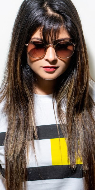 Women Model, Long Hair, Sunglasses, Brunette, 1080x2160