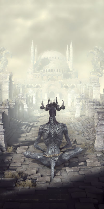 Video Game Dark Souls III, Demon, 1080x2160