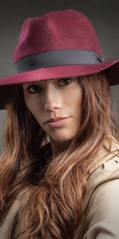Women Model, Hat, Redhead, Brown Eyes, 1080x2160