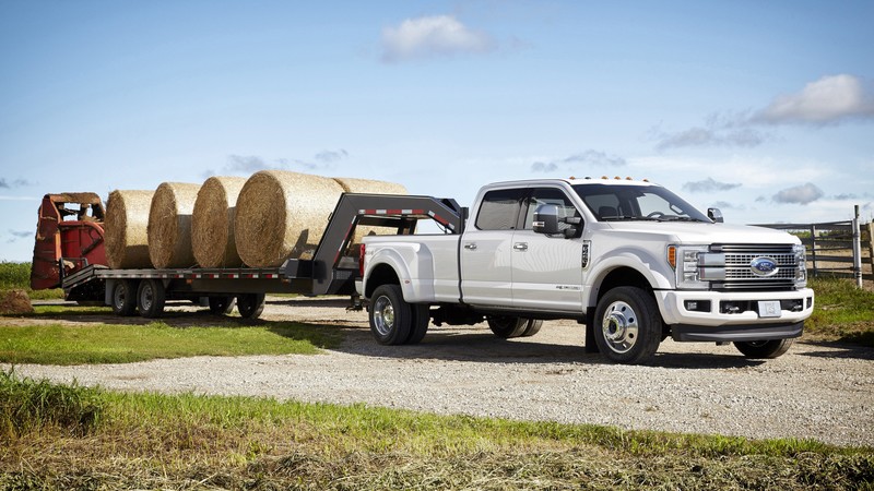 ford f450, super duty platinum, crew, cab, white