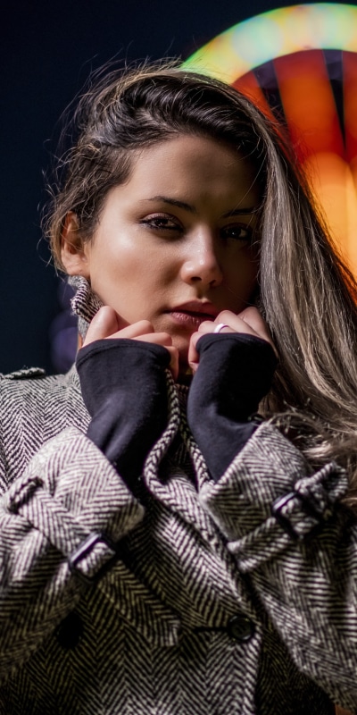 Women Model, Coat, Brunette, 1080x2160