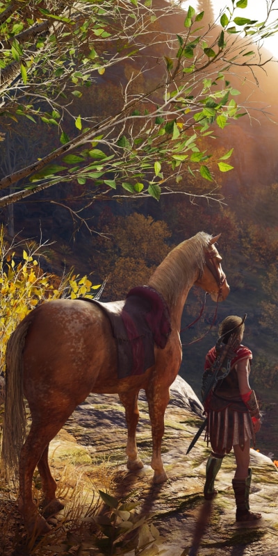Video Game Assassins Creed Odyssey, 1080x2160