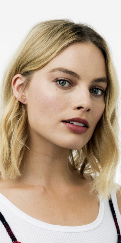 Celebrity Margot Robbie, Blue Eyes, Australian, Actress, Lipstick, Blonde, 1080x2160