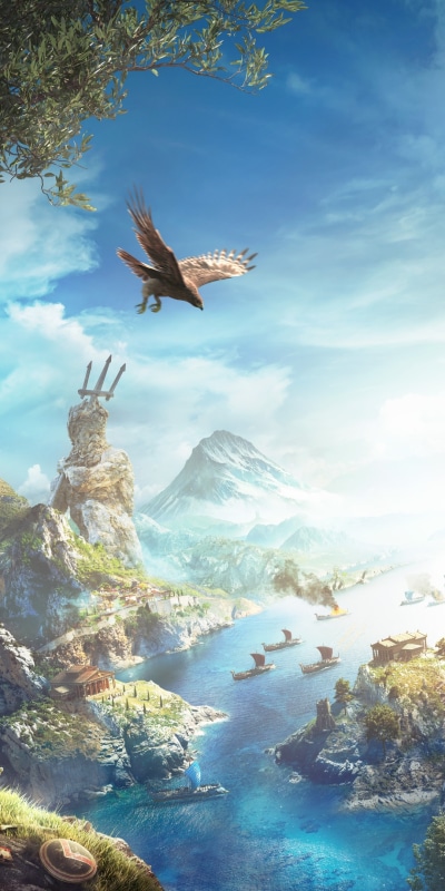Video Game Assassins Creed Odyssey, 1080x2160