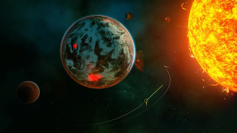The long journey home game, space, sun, Best Games, PC, PS4, Xbox One.
