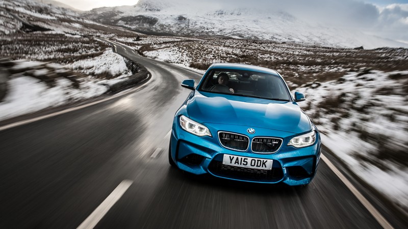 BMW M2, blue, coupe