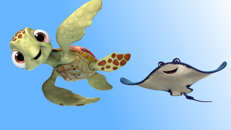 Finding Dory, ramp, turtle, Pixar, animation