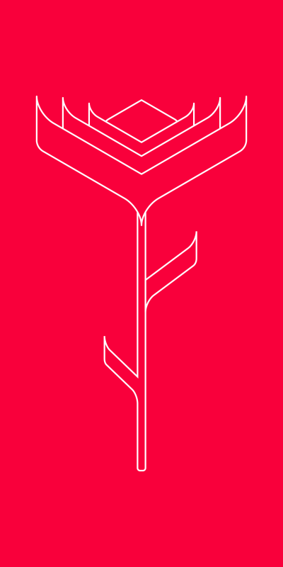 Artistic Minimalist, Rose, Pink, 1080x2160