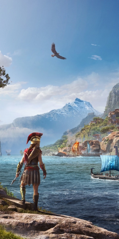 Video Game Assassins Creed Odyssey, 1080x2160
