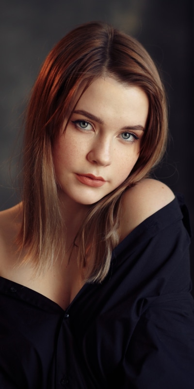 Women Model, Blue Eyes, Brunette, 1080x2160