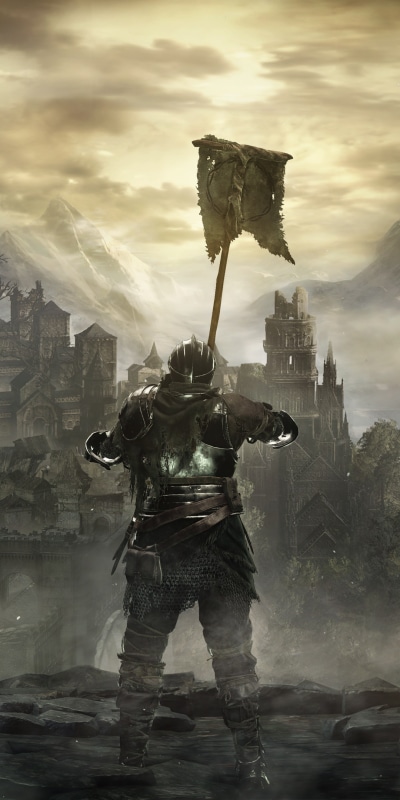 Video Game Dark Souls III, Armor, Knight, 1080x2160