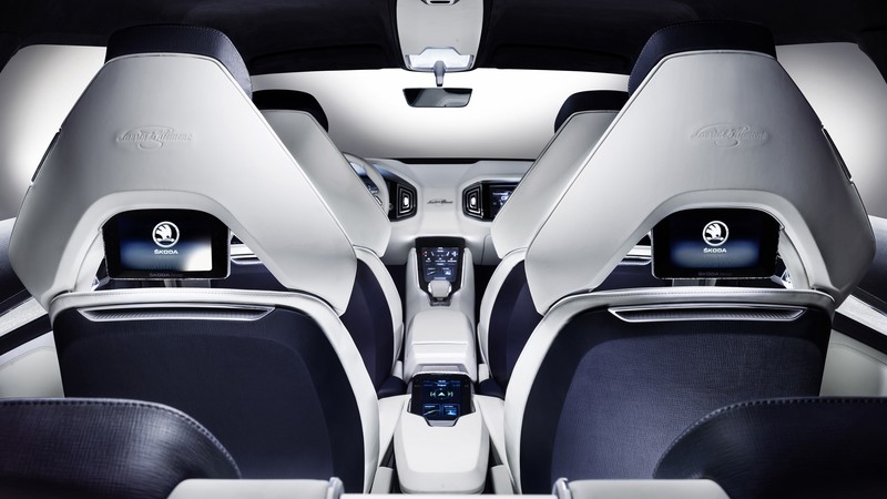 Škoda VisionS, crossover, interior
