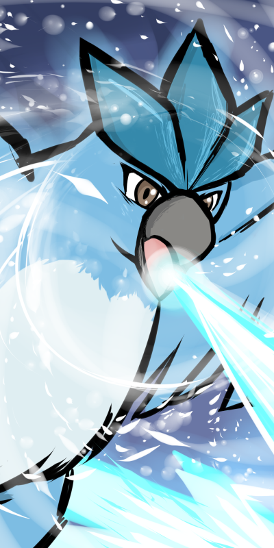 Anime Pokémon, Articuno (Pokémon), 1080x2160