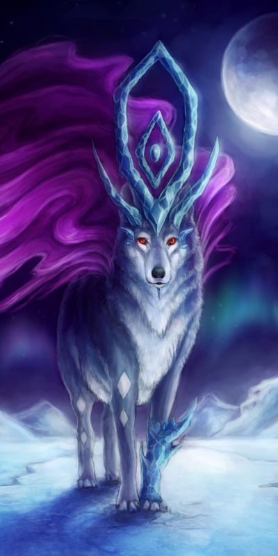 Anime Pokémon, Suicune (Pokémon), Wolf, Legendary Pokémon, 1080x2160