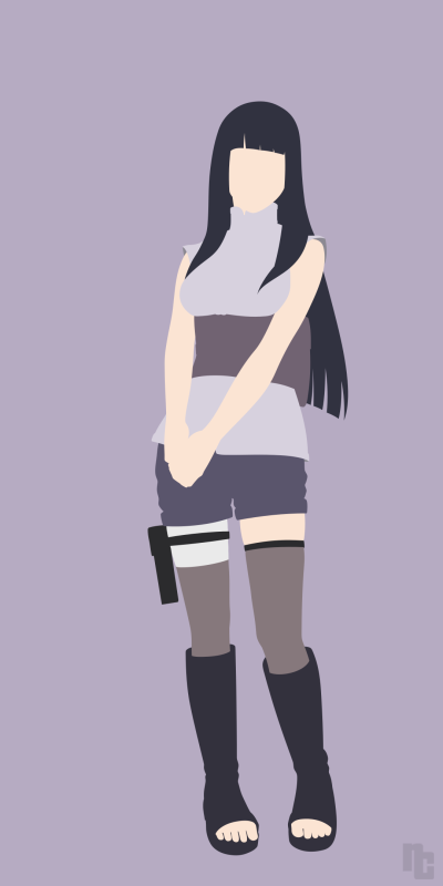 Anime Naruto, Hinata Hyuga, 1080x2160