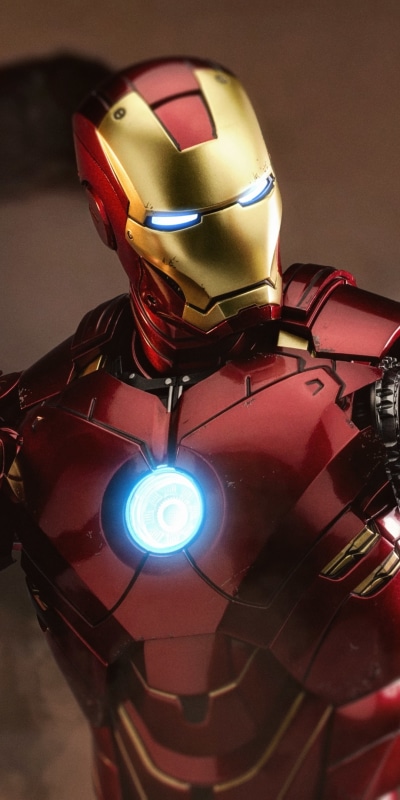 Movie Iron Man 2, Iron Man, Figurine, Toy, 1080x2160
