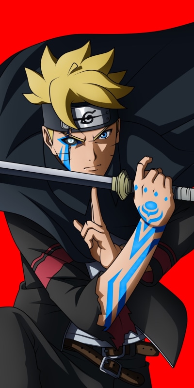 Anime Boruto, Boruto Uzumaki, Boruto (Anime), Blue Eyes, 1080x2160