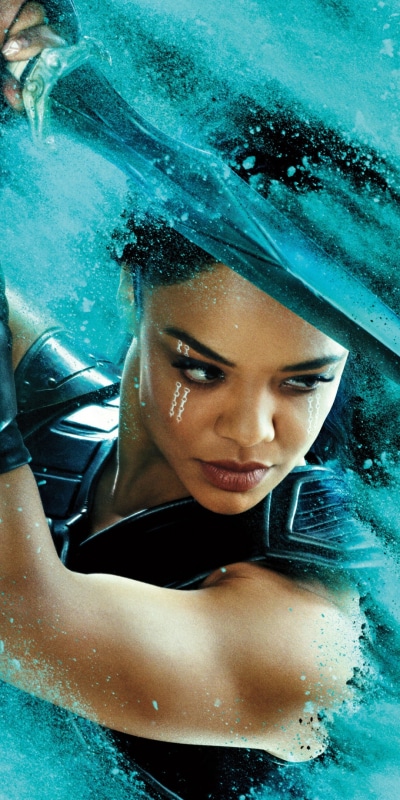 Movie Thor: Ragnarok, Valkyrie (Marvel Comics), Tessa Thompson, 1080x2160