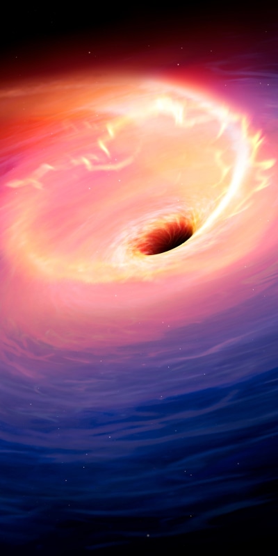 Sci Fi Black Hole, 1080x2160