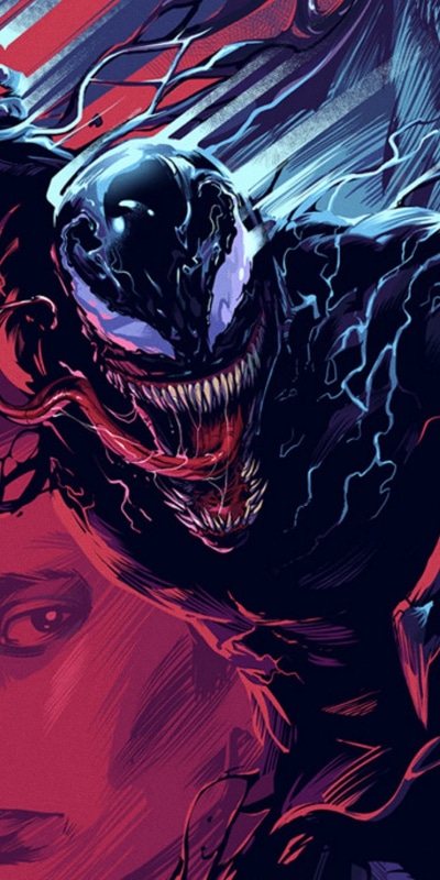 Movie Venom, Symbiote, Eddie Brock, Monster, Antihero, 1080x2160