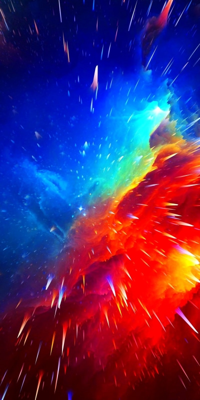 Sci Fi Nebula, Space, Colors, 1080x2160