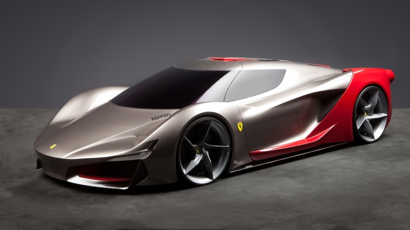 Ferrari 2040, de Esfera, supercar, Ferrari World Design Contest 2016, FWDC, silver