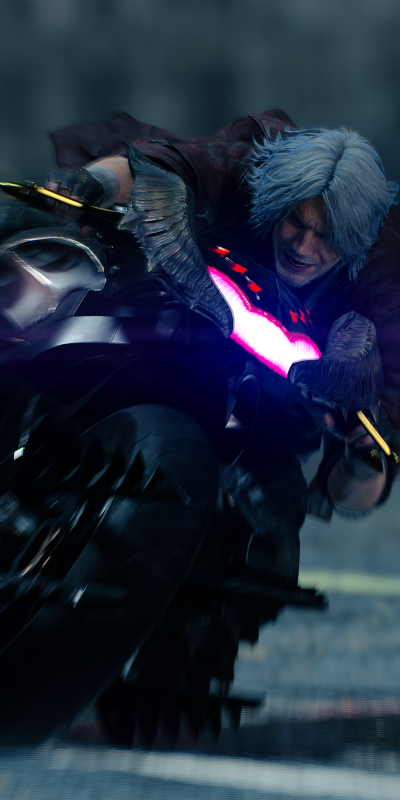 Video Game Devil May Cry 5, Devil May Cry, Motorcycle, Dante (Devil May Cry), 1080x2160